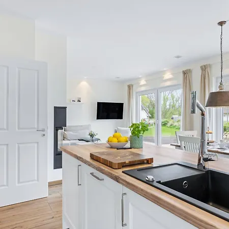 Reethaus Elisa Mit Sauna, Kamin Und Garten 펜션 *